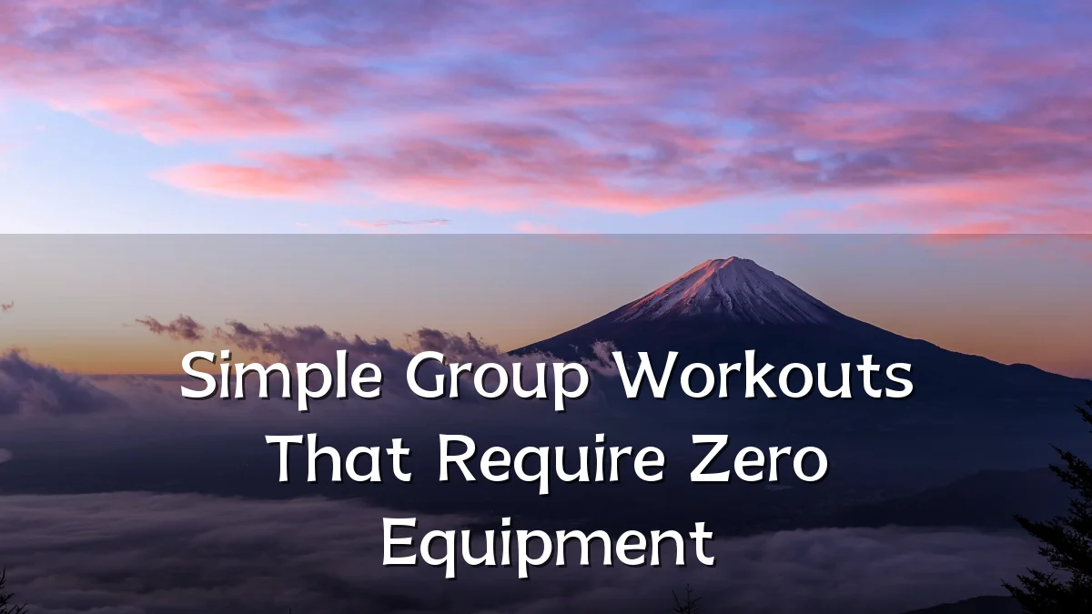 Simple Group Workouts That Require Zero Equipment