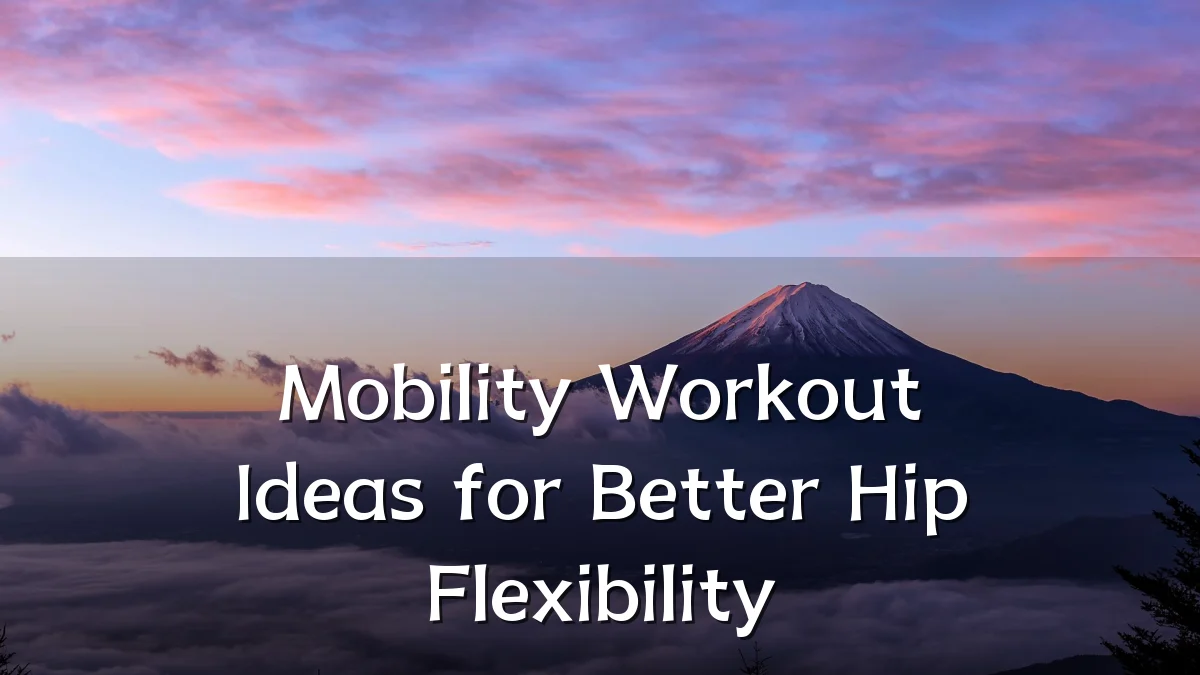 Mobility Workout Ideas for Better Hip Flexibility